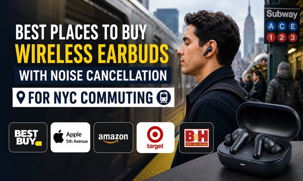 Best Places to Buy Wireless Earbuds with Noise Cancellation for NYC Commuting